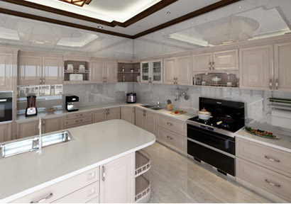 高端不锈钢家庭橱柜