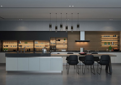 不锈钢整体橱柜